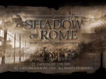 Shadow of Rome screen shot title